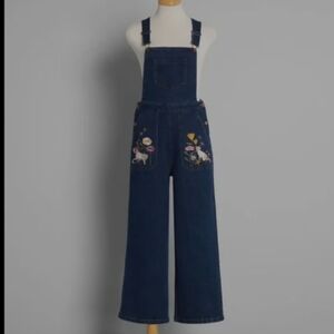 ModCloth x Princess Highway Embroidered Overalls